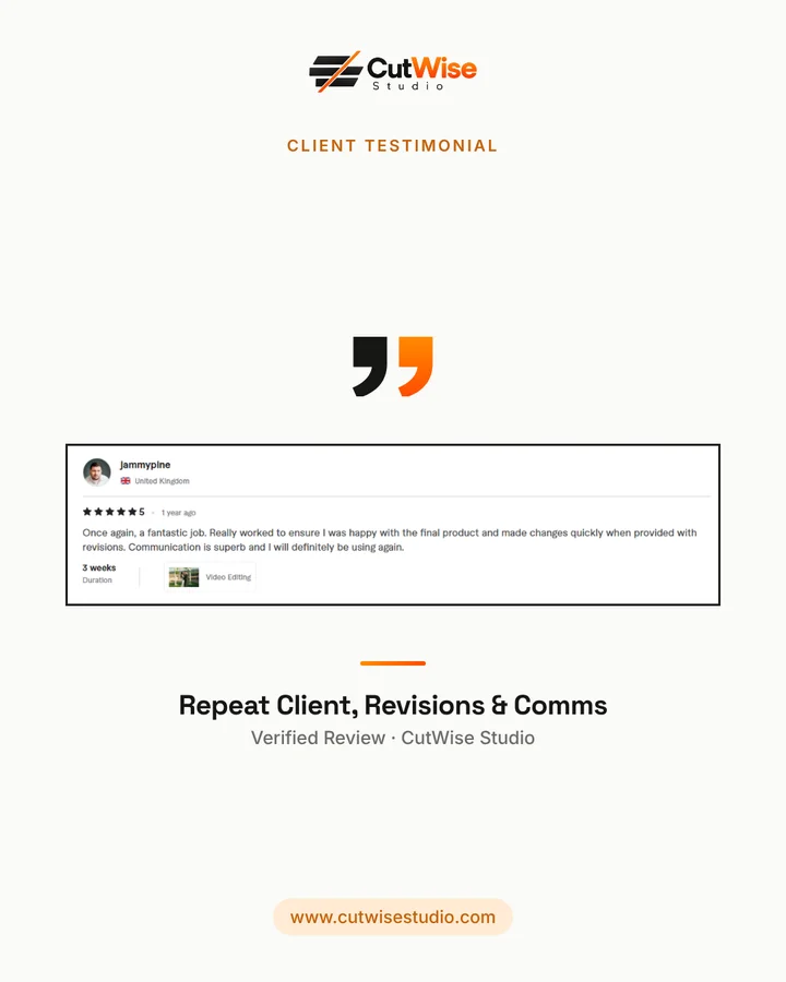 Repeat client review